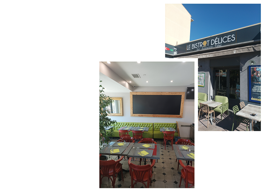 Le restaurant - Le Bistrot Délices - Restaurant Toulon - Bar Toulon
